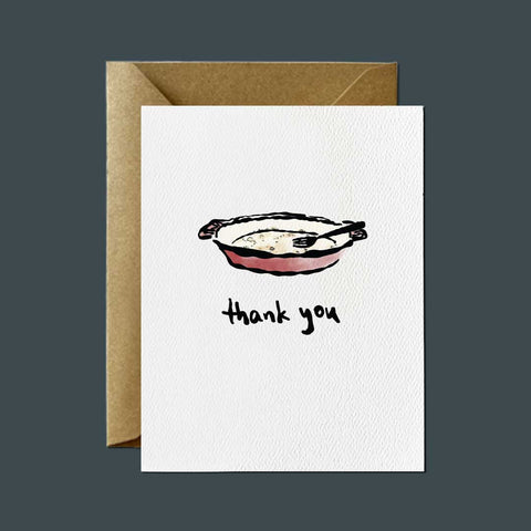 Thank You Pie — Thank You Greeting Card