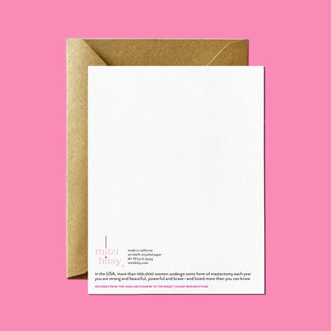 Boob Voyage - Friendship and Support Card