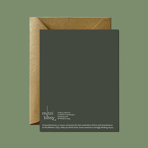 Thinking of You and Your Mum — Mother's Day Remembrance Card