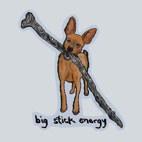 Miniature Pinscher (Min Pin) Sticker — Clear, 4 inch