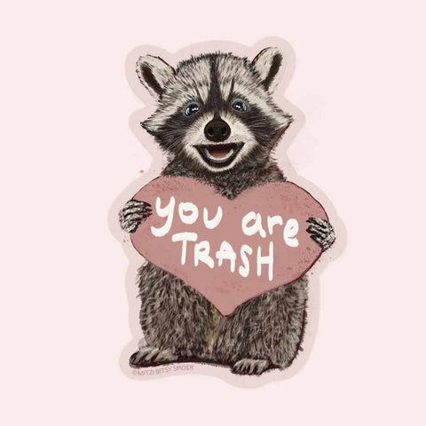 Trash Panda (Raccoon) Sticker—4 inch