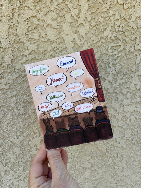 Bravo! Magnifique! Wunderbar! - Greeting Card