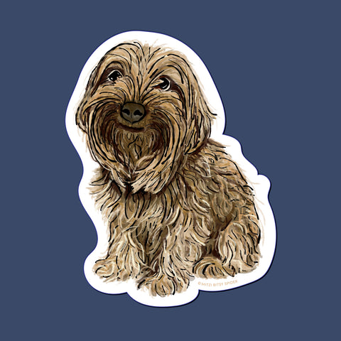 Yorkie Dog Vinyl Sticker — 3 inch