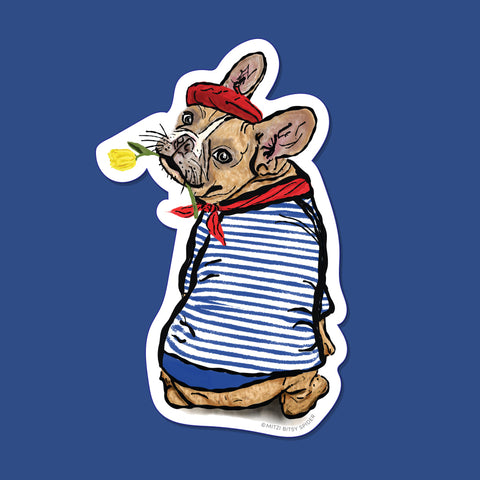 French Bulldog (Frenchie) Vinyl Sticker — 3 inch